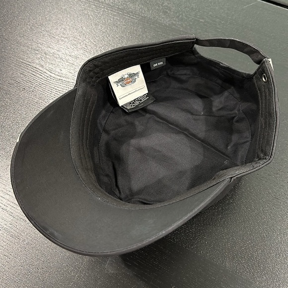 Harley-Davidson Embroidered Eagle Adjustable Painters Cap Hat - Picture 9 of 10